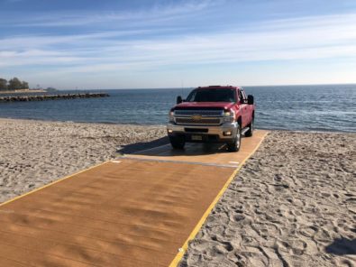 Beach Access mats for vehicle