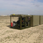 Aviation fuel farm desert, refueling equipment