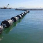 Floating security barriers for port