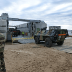 Temporary road mats, Beach access