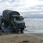 Beach access mats for heavy vehicle