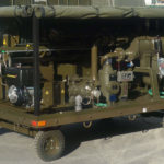 Aircraft refueler on trailer