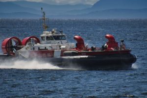 skirt in rubber for canadian hovercraft